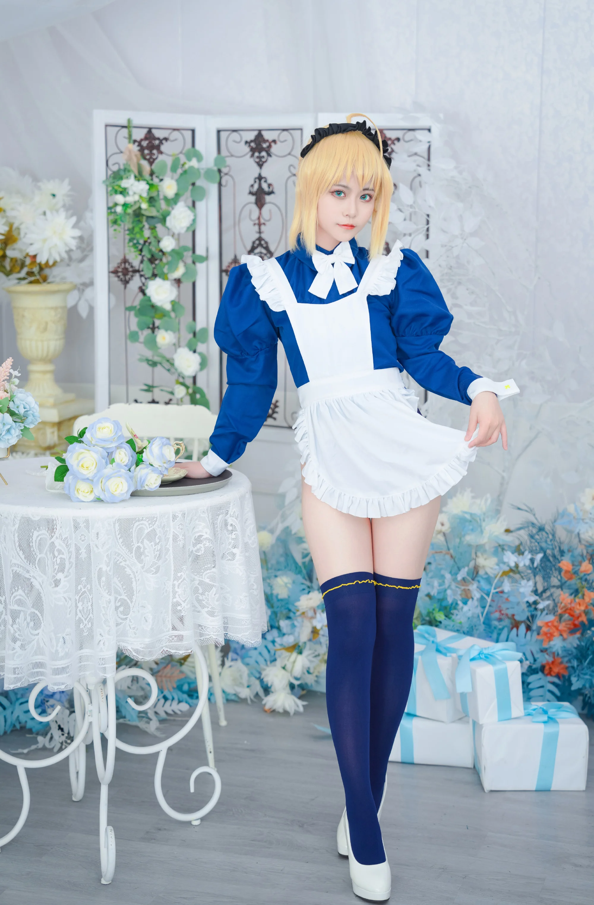《Fate》X毛 女仆装COS写真