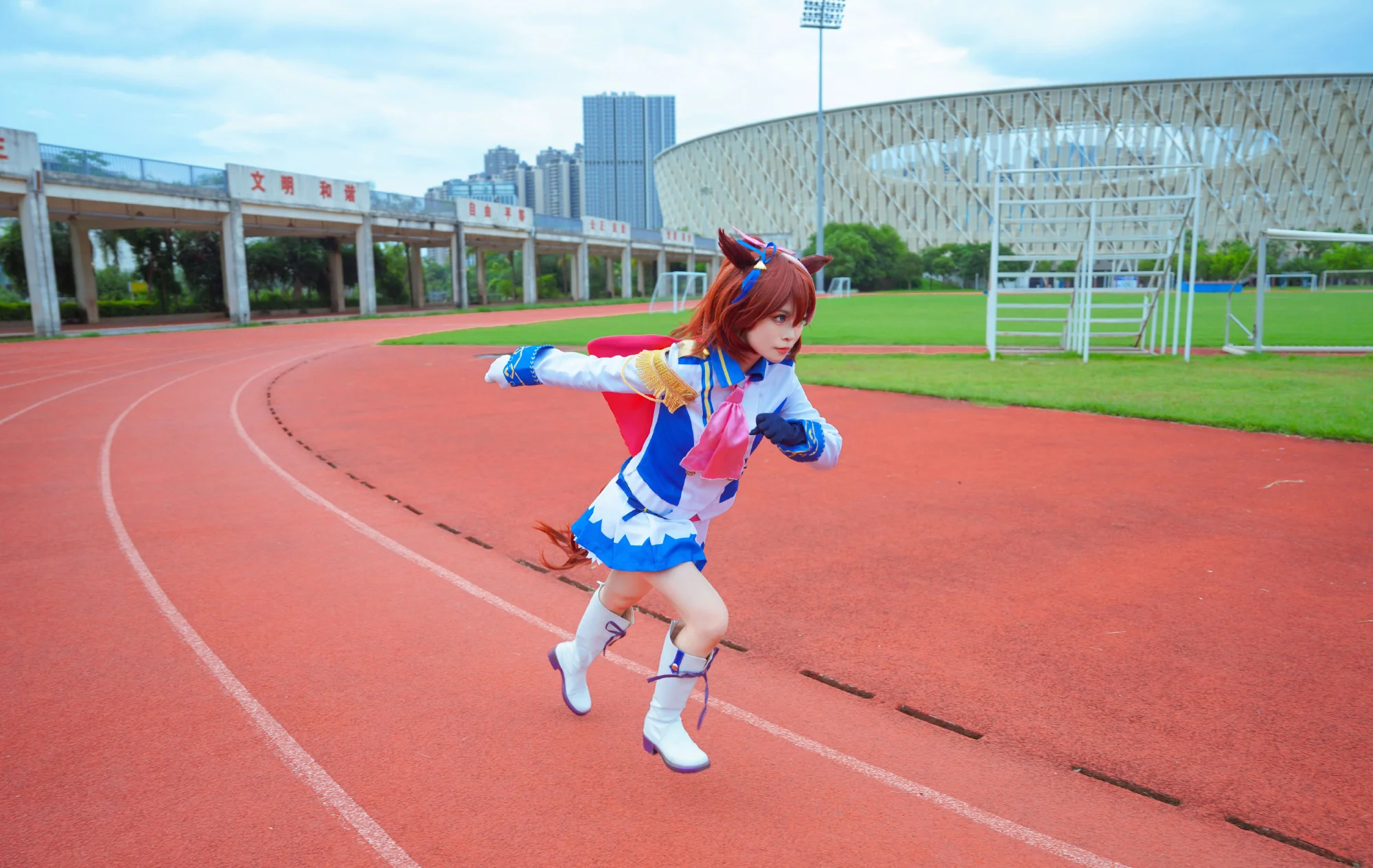 《闪耀优俊少女》东海帝王COS写真