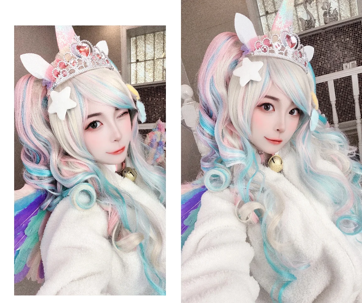 《蛋仔派对》独角兽·芬妮亚COS写真