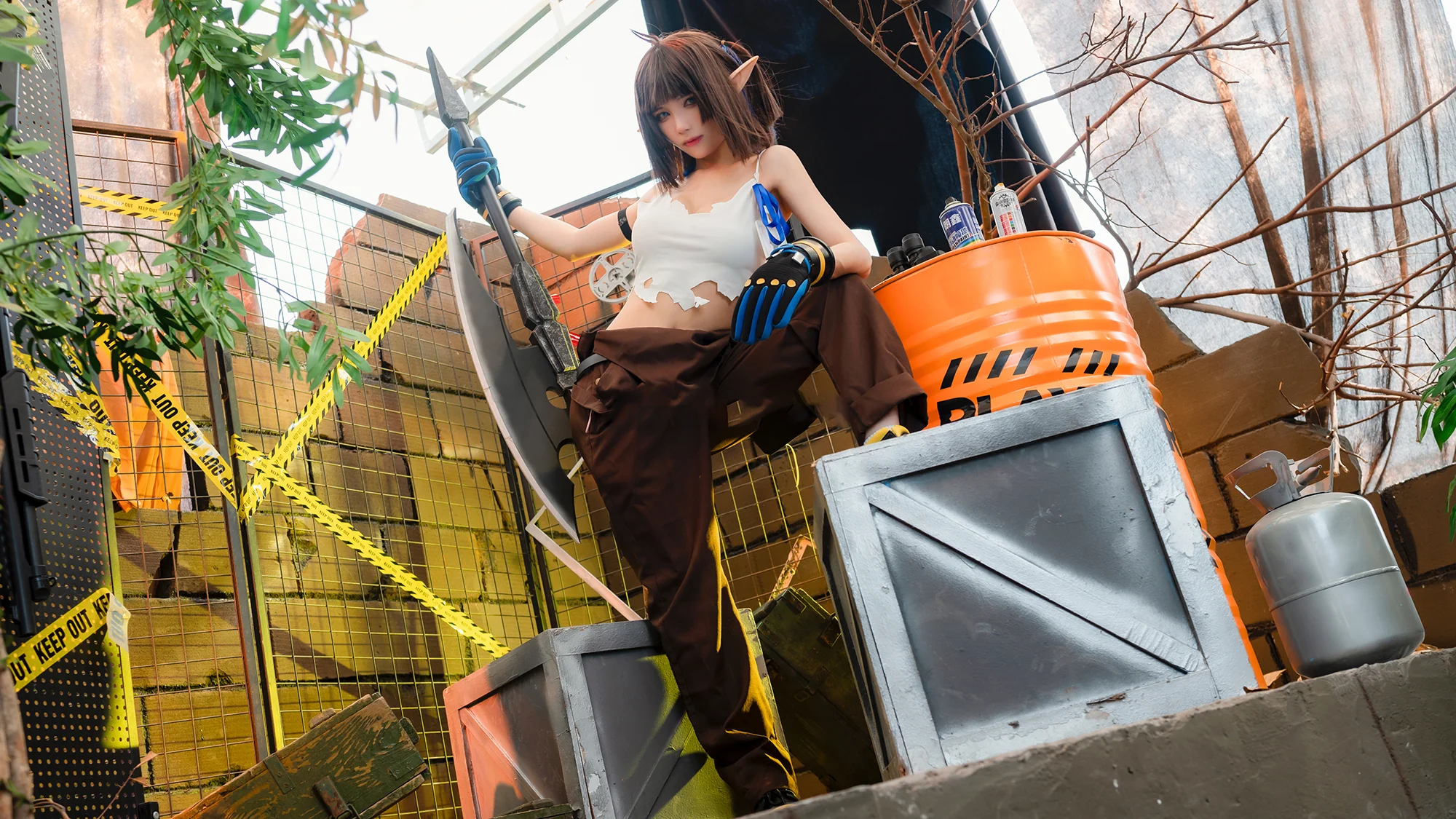 《明日方舟》森蚺COS写真