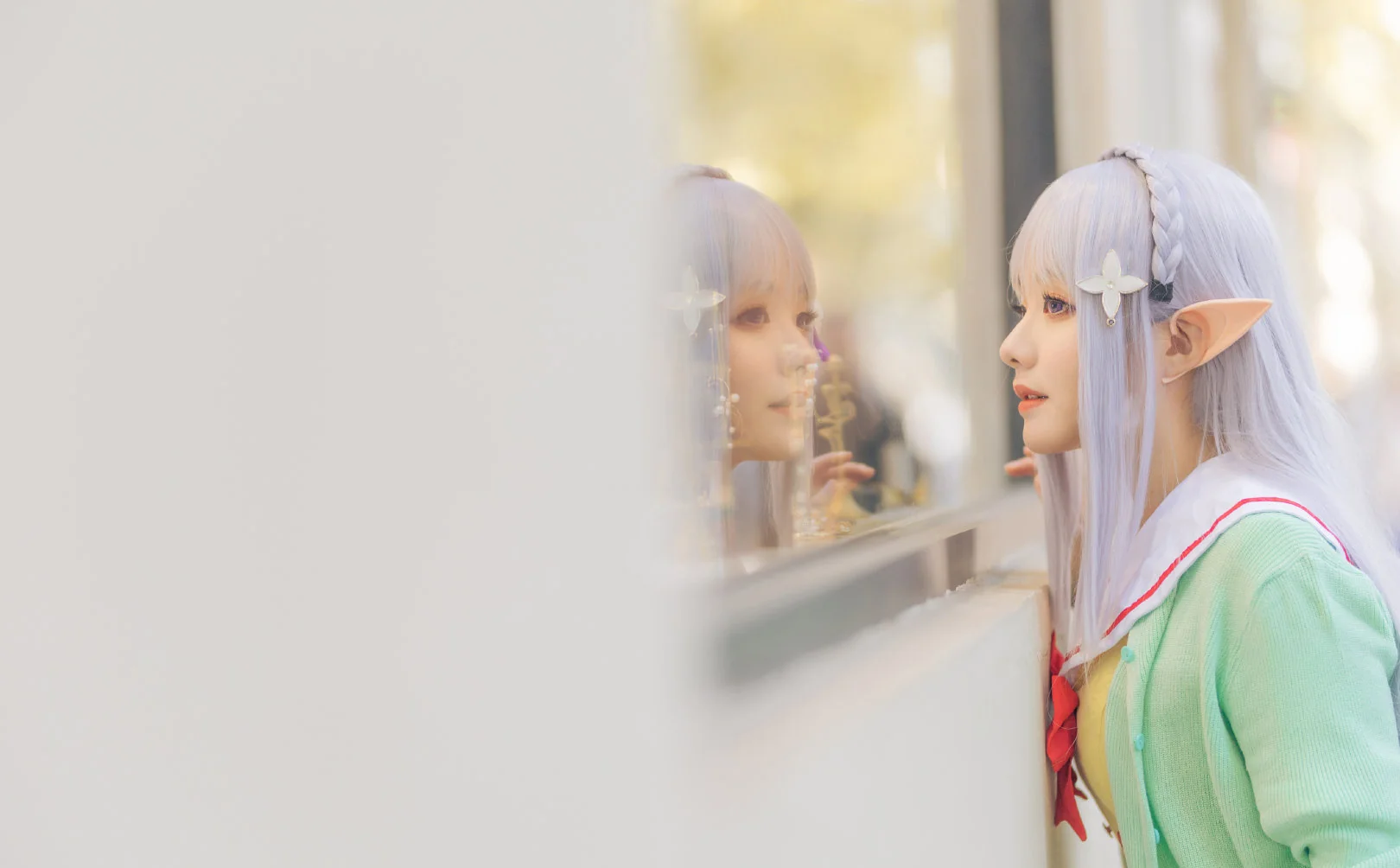 《re:从零开始的异世界生活》艾米莉亚COS写真