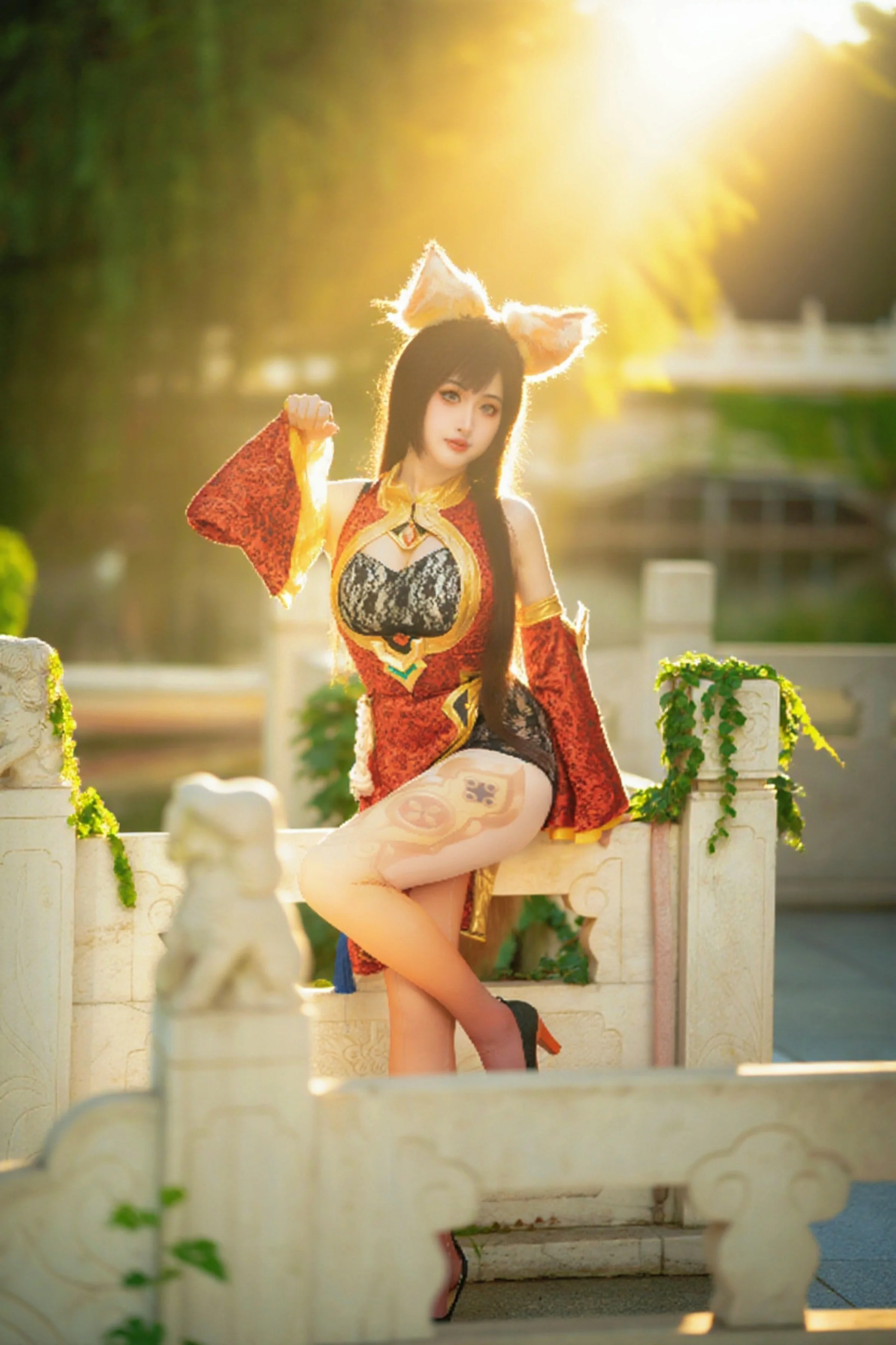 王者荣耀 少女阿狸 妲己皮肤COS写真