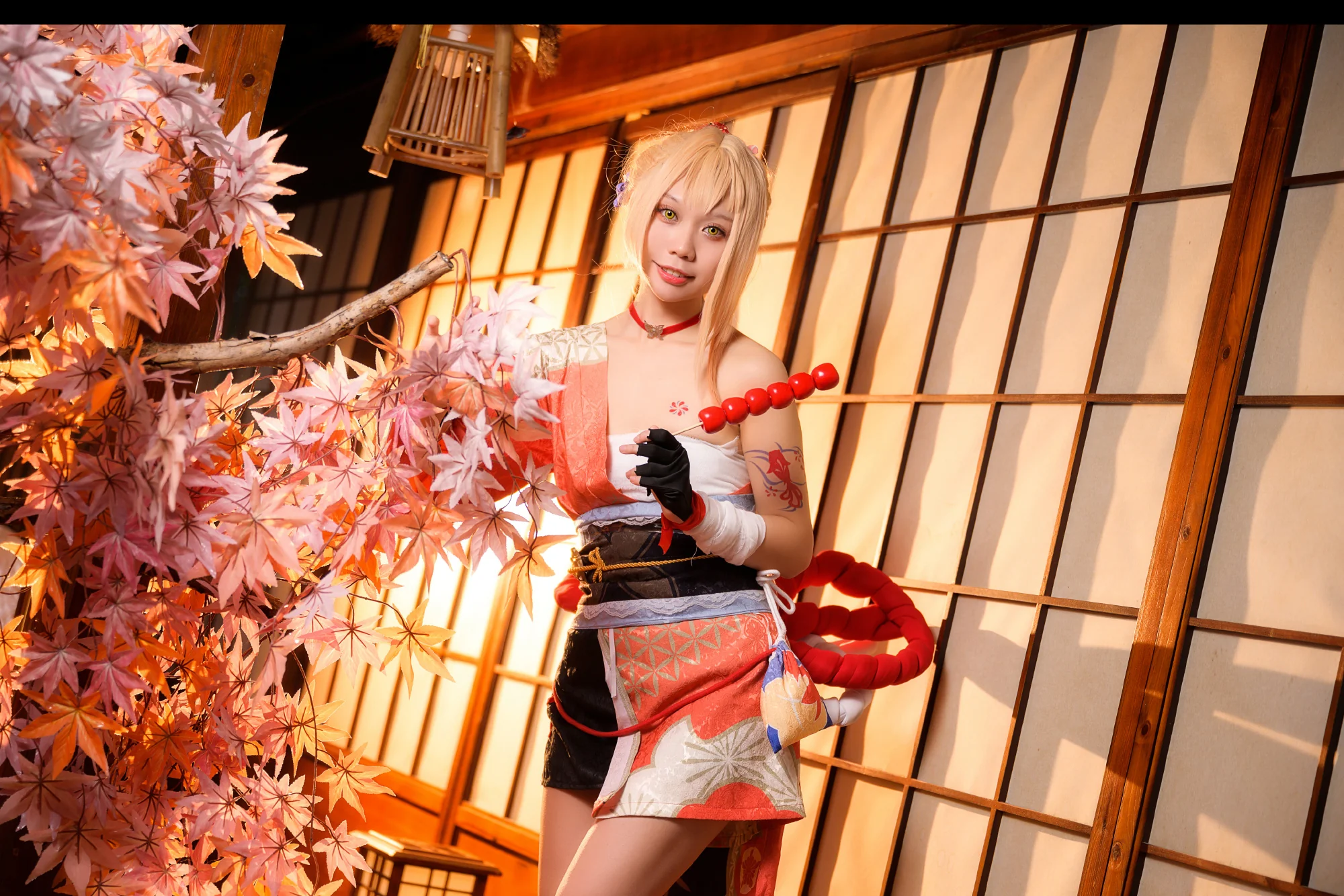 《原神》长野原宵宫COS写真