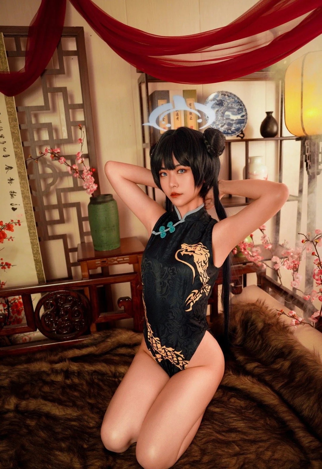 《蔚蓝档案》妃咲COS写真