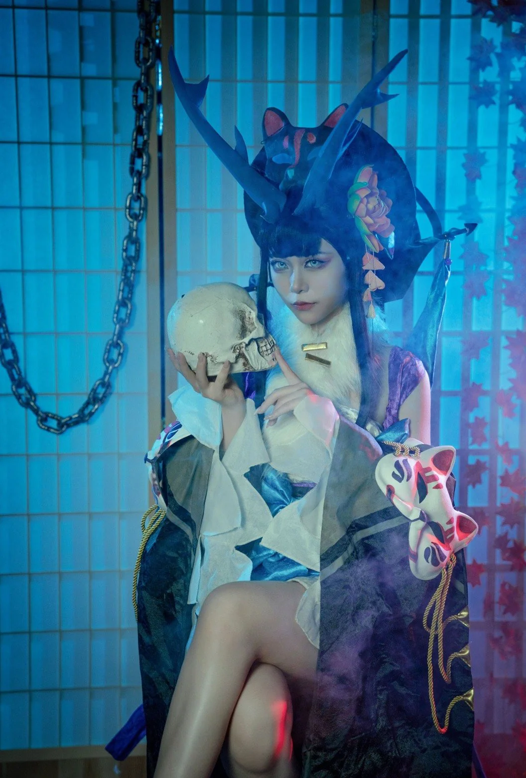 《决战！平安京》阎魔COS写真