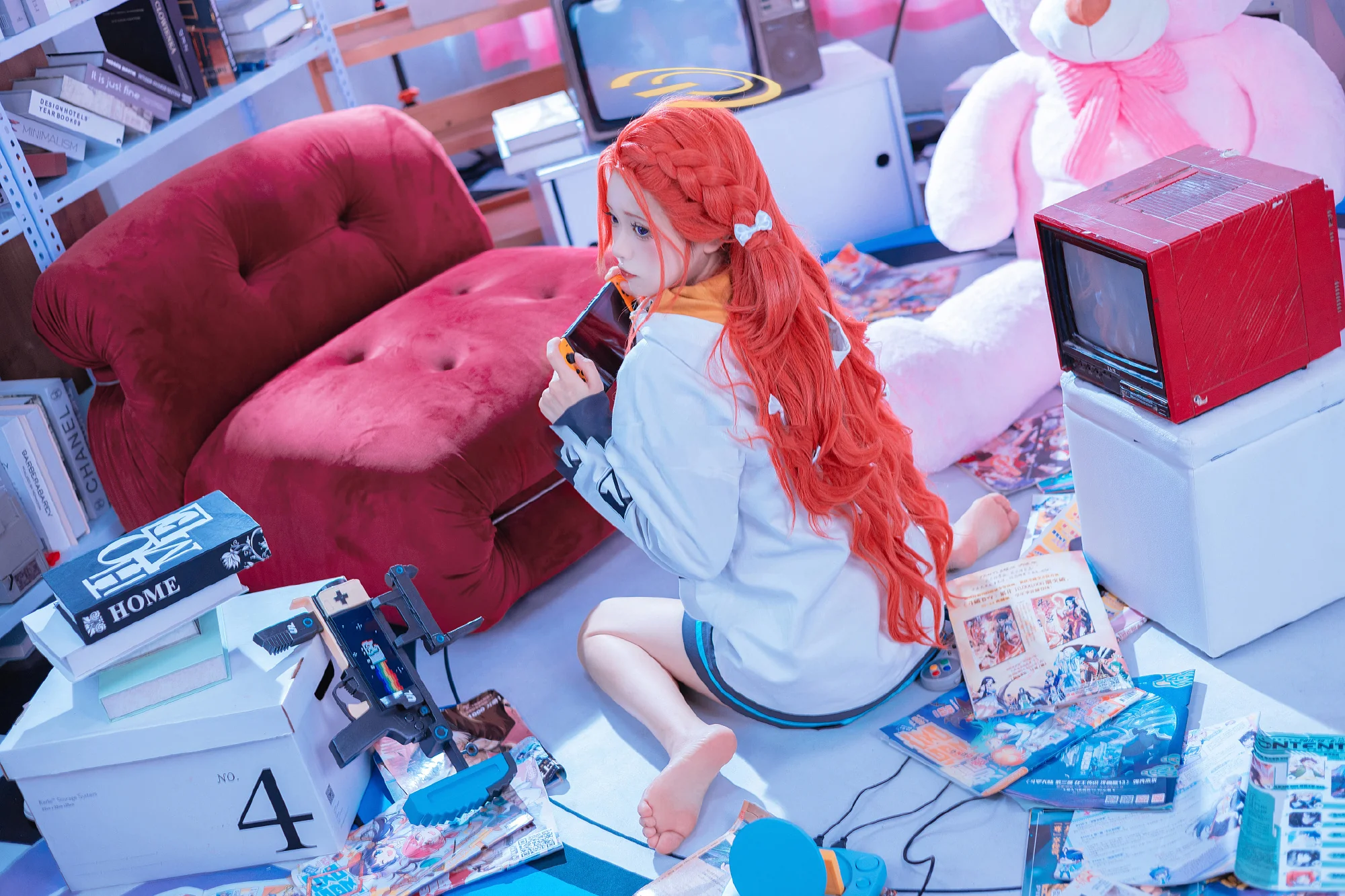 《蔚蓝档案》花冈柚子COS写真