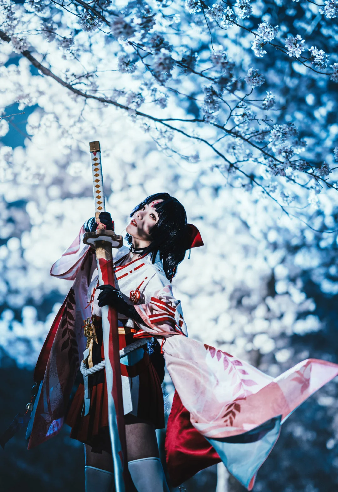 《阴阳师》妖刀姬御神之刃COS写真