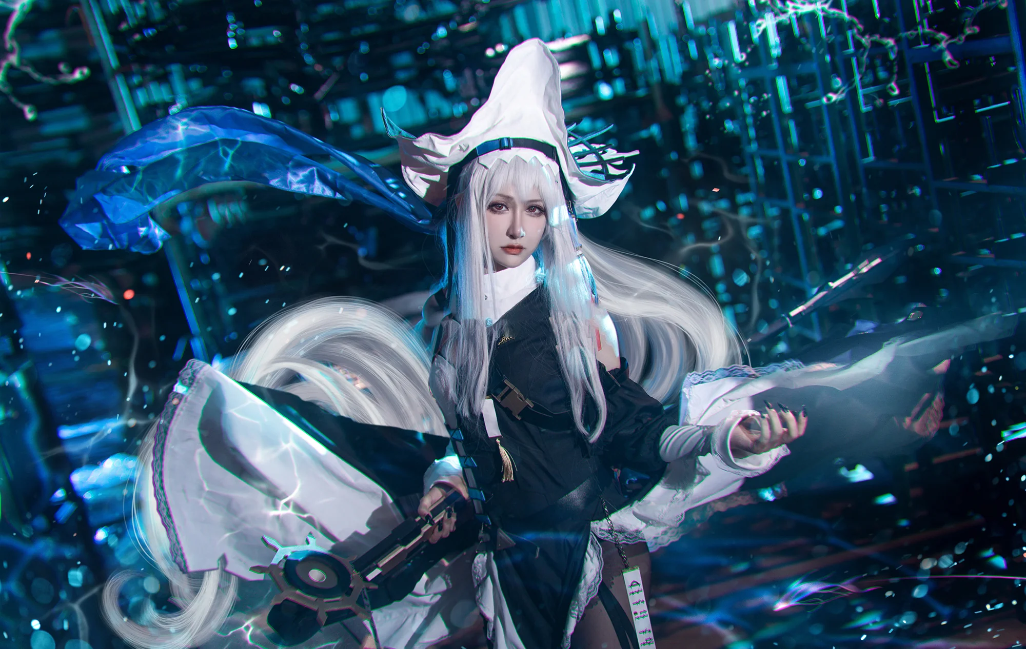 《明日方舟》归溟幽灵鲨COS写真
