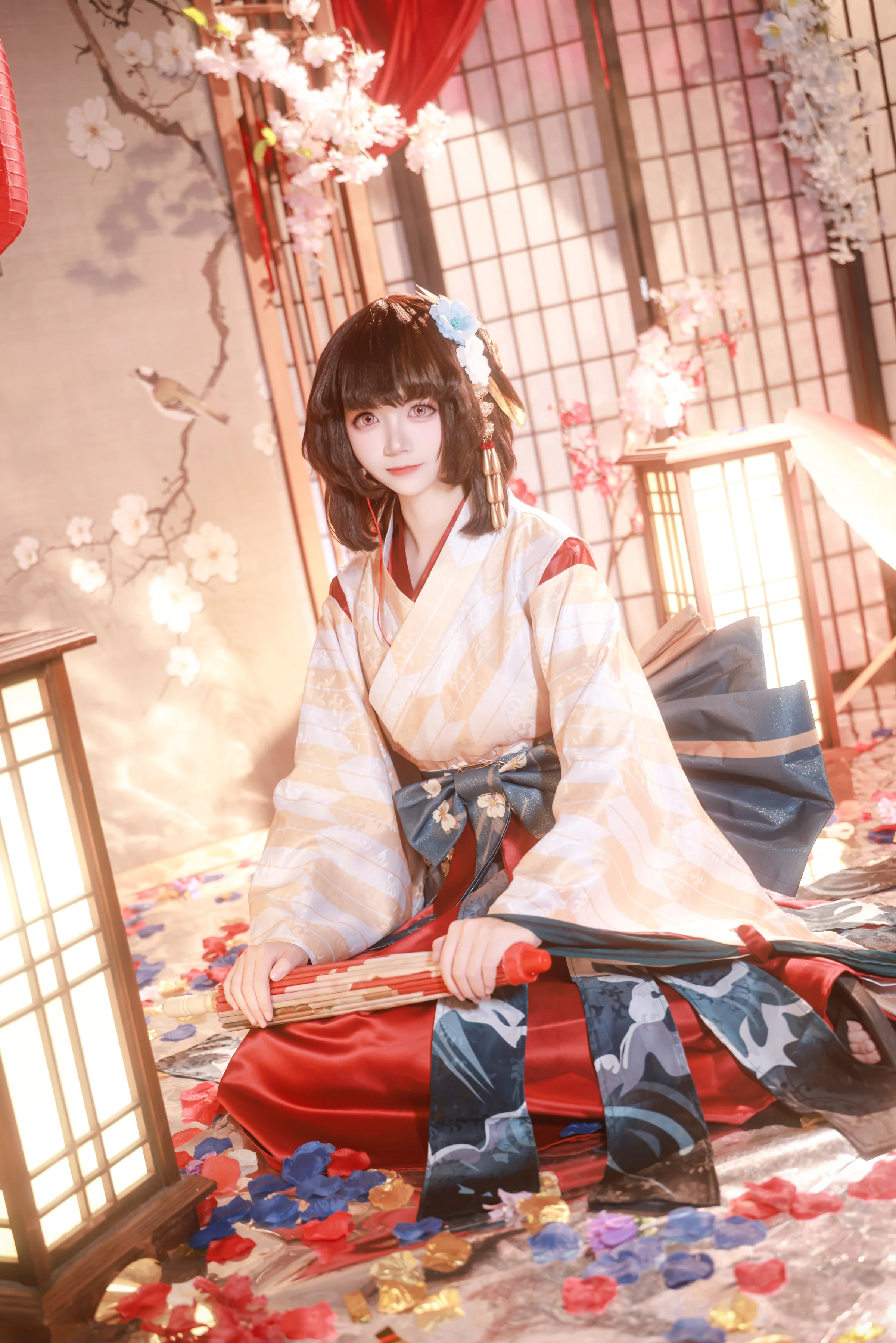 《阴阳师》神乐COS写真