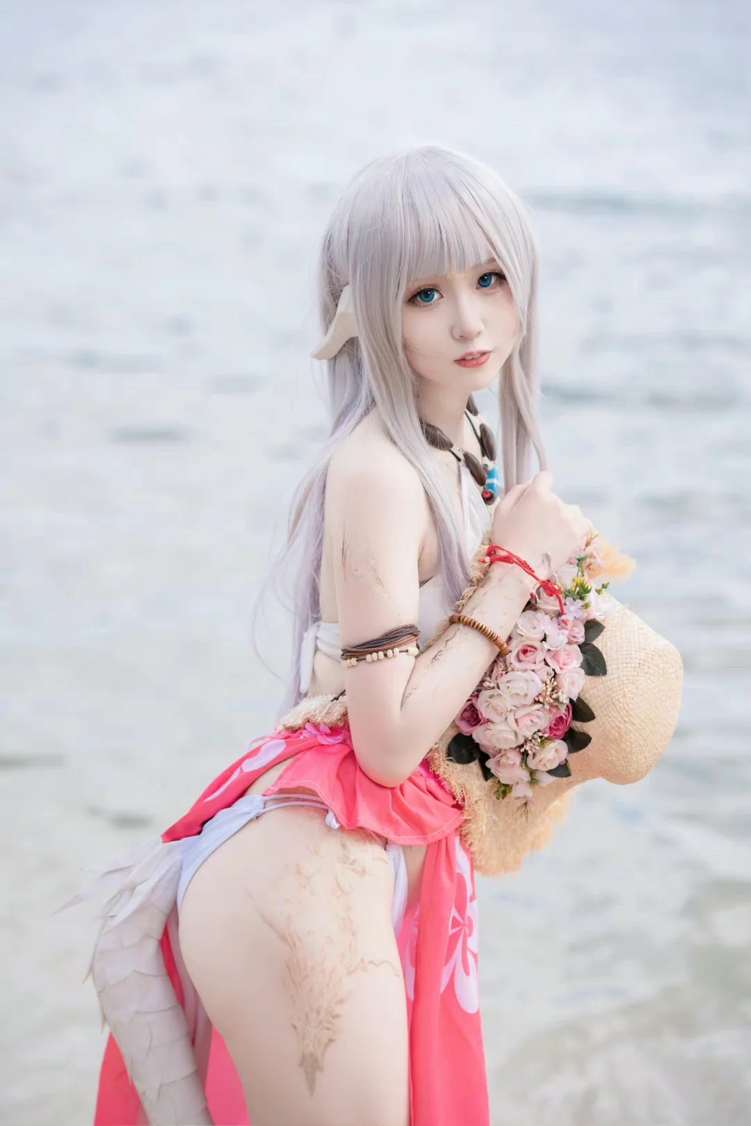 《最终幻想14 》龙娘COS写真