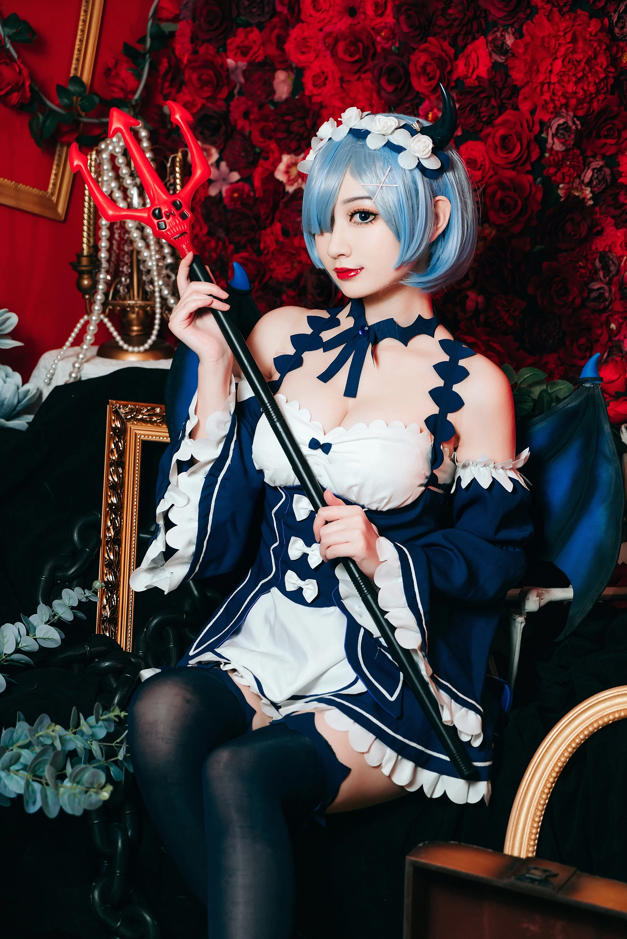 《从零开始的异世界生活》蕾姆小恶魔COS写真