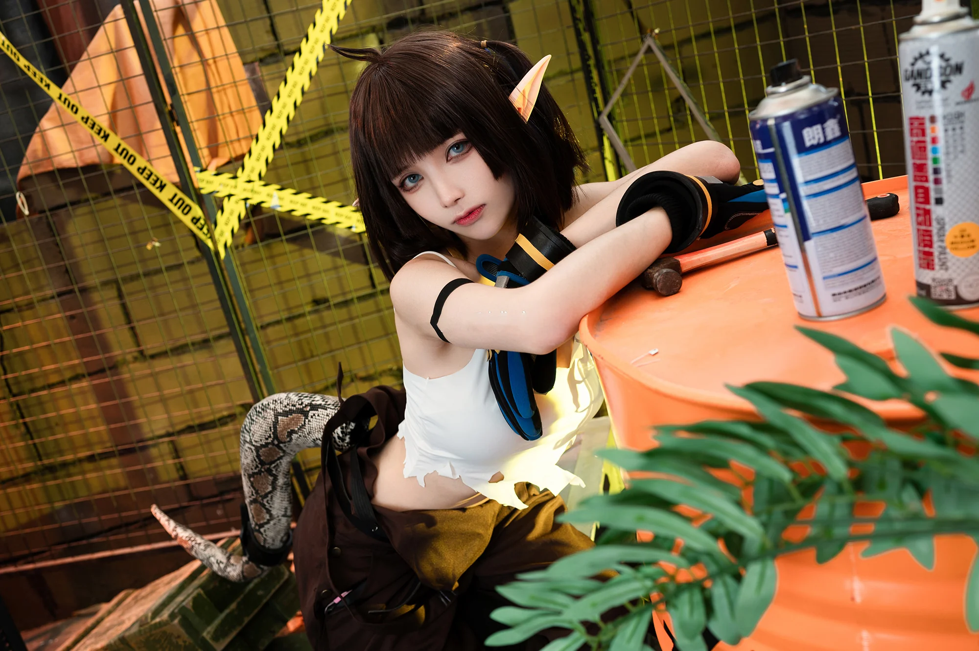 《明日方舟》森蚺COS写真