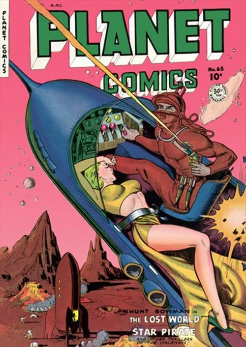 美国老科幻漫画杂志《planet》封面｜高清图片集