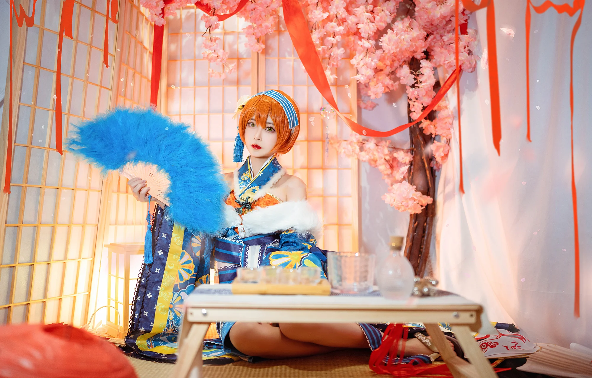 《LoveLive!》 ​星空凛正月和服觉醒 COS写真