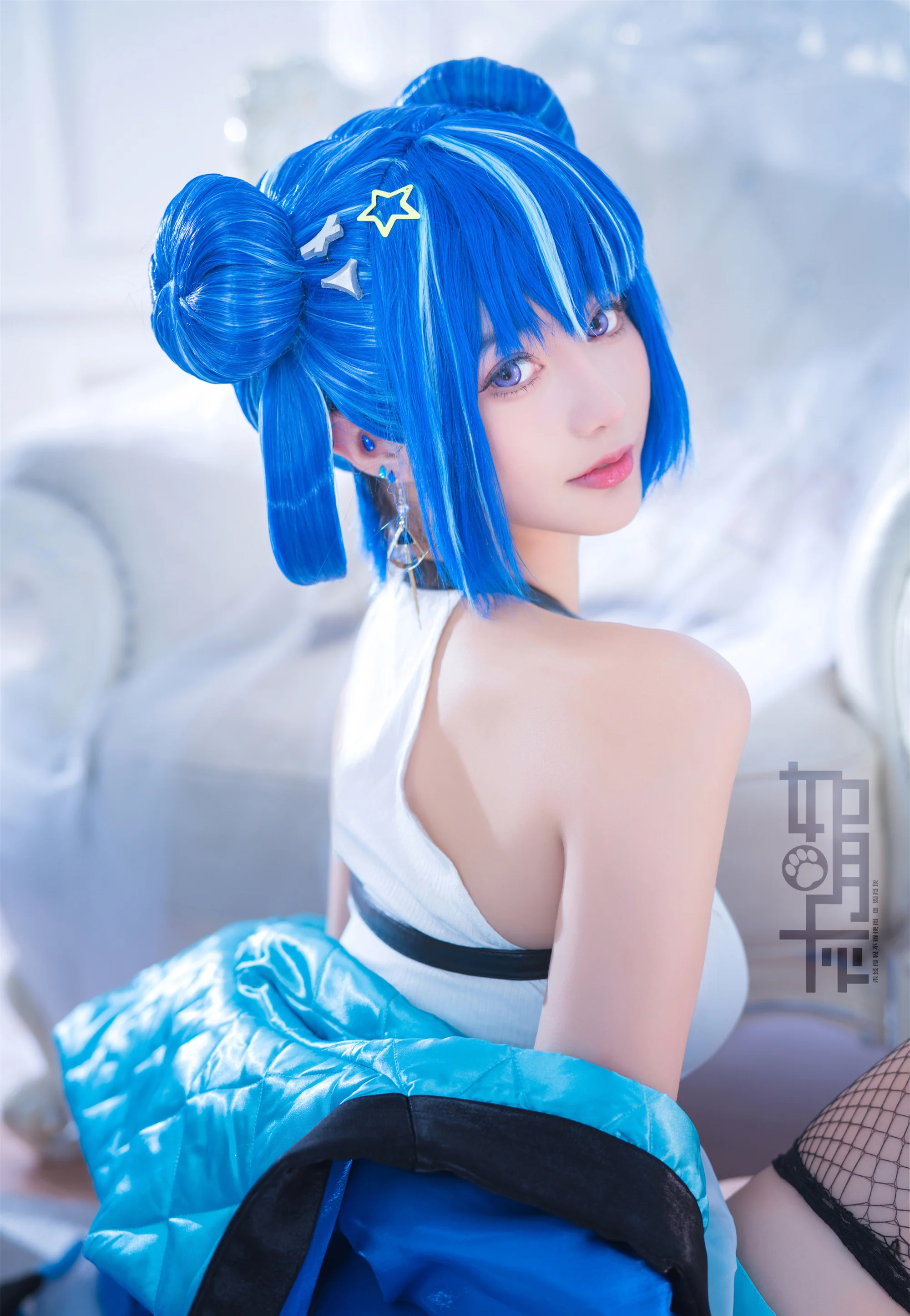 《游戏王》邪恶双子璃拉COS写真