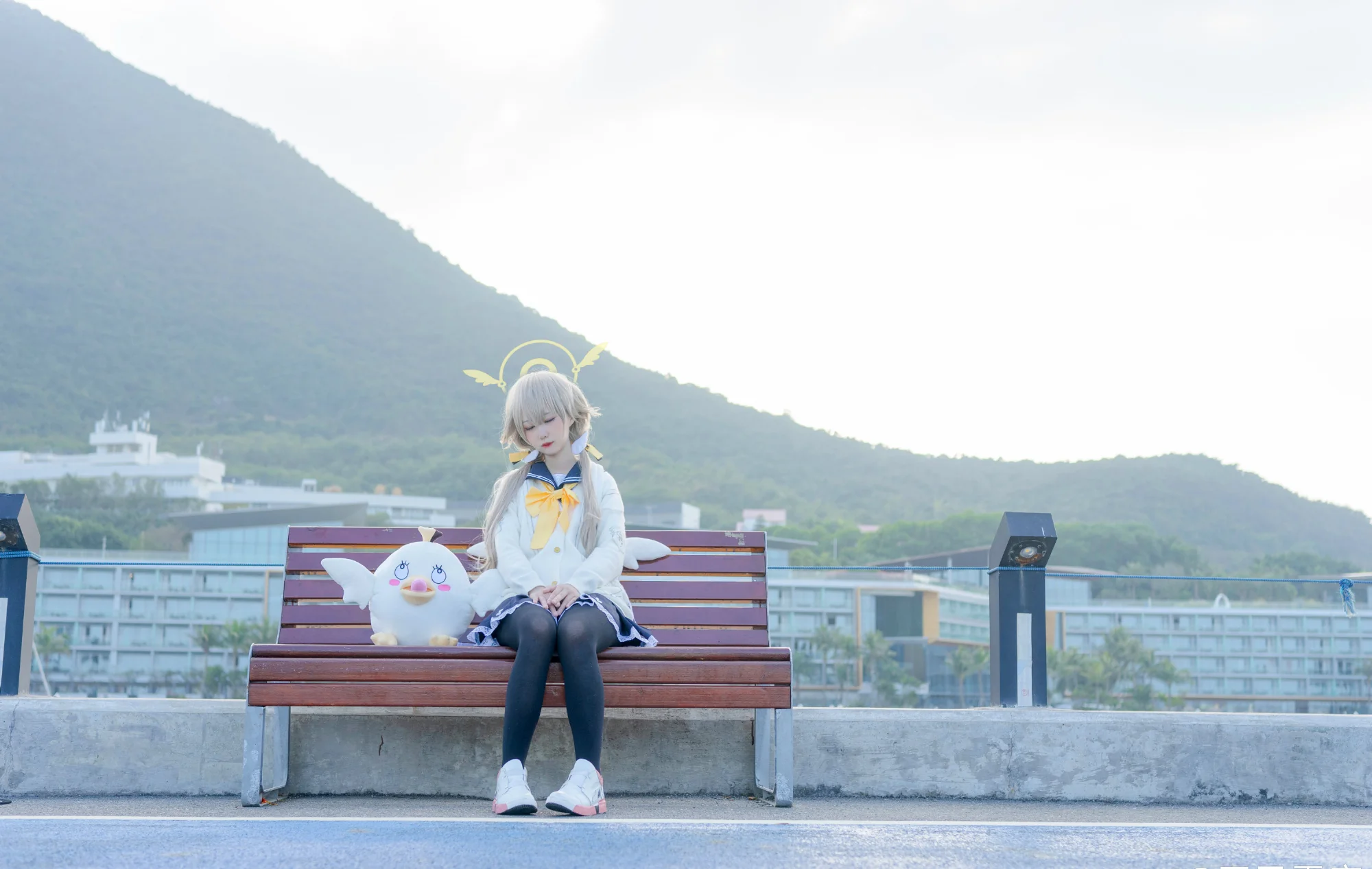 《蔚蓝档案》阿慈谷日富美COS写真