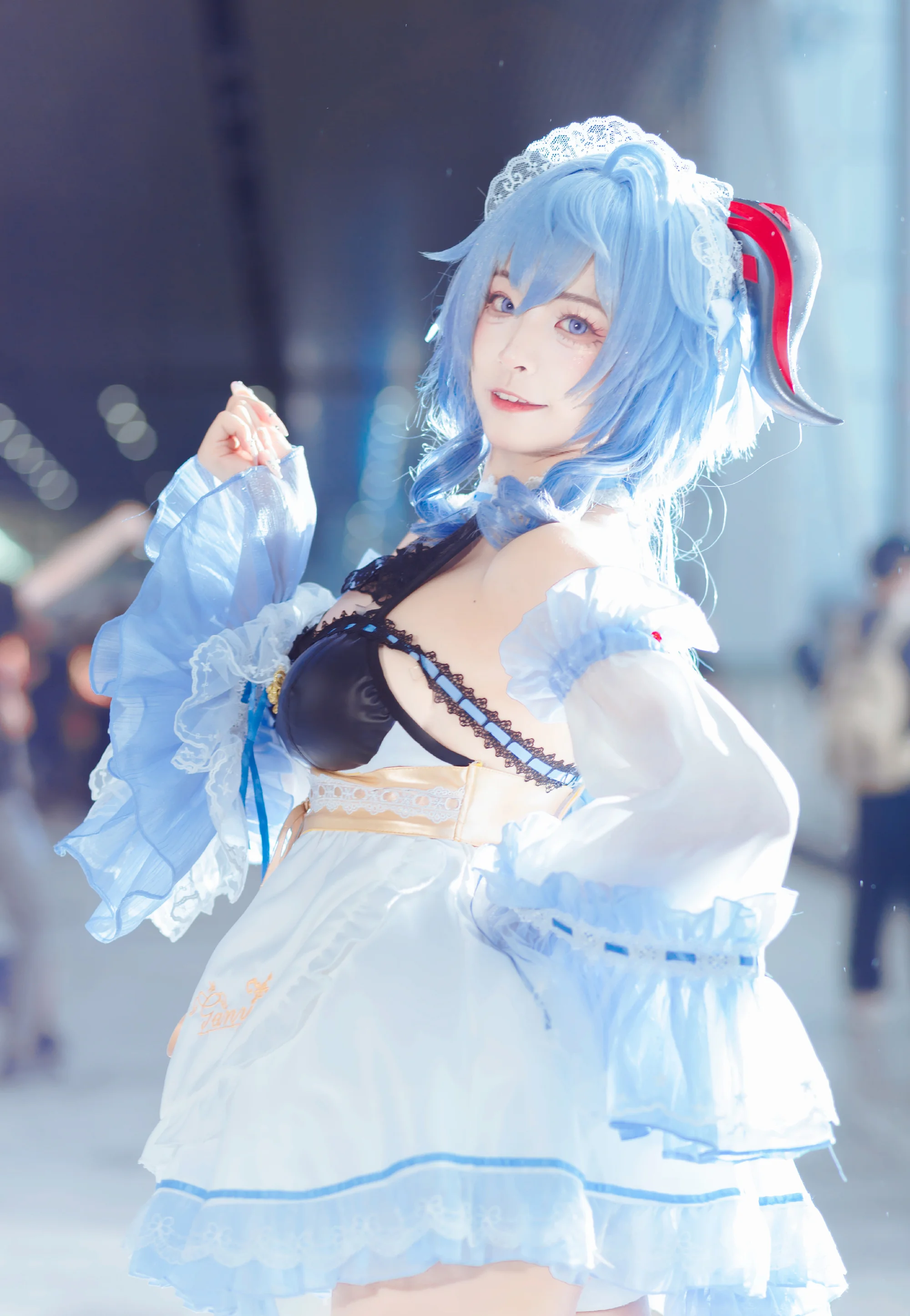 《原神》甘雨椰羊女仆COS写真