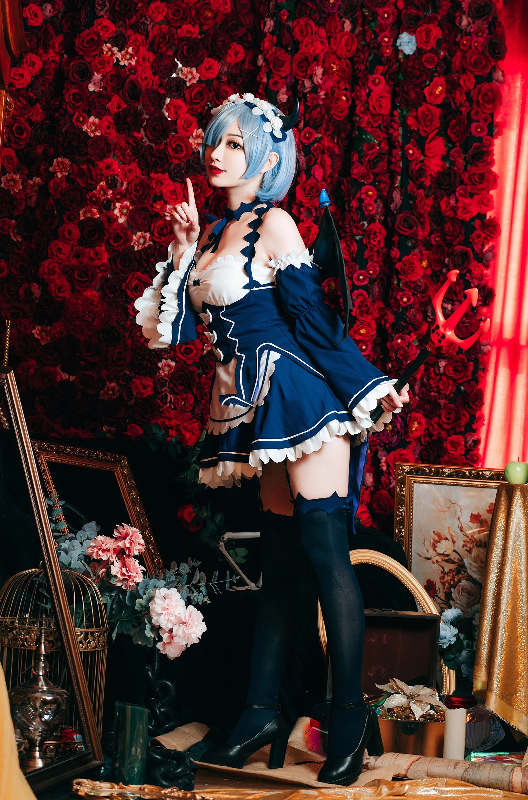 《从零开始的异世界生活》蕾姆小恶魔COS写真