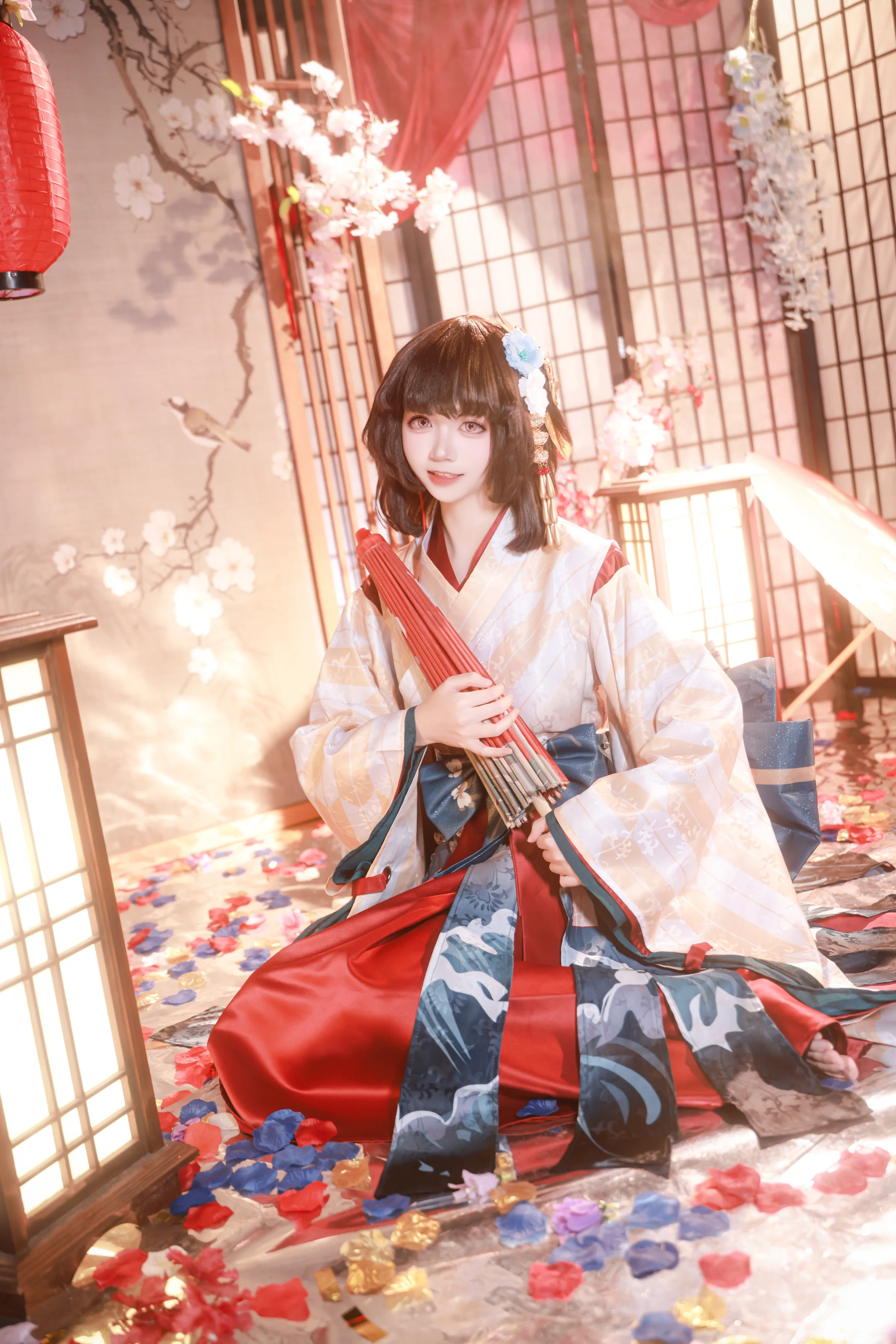 《阴阳师》神乐COS写真