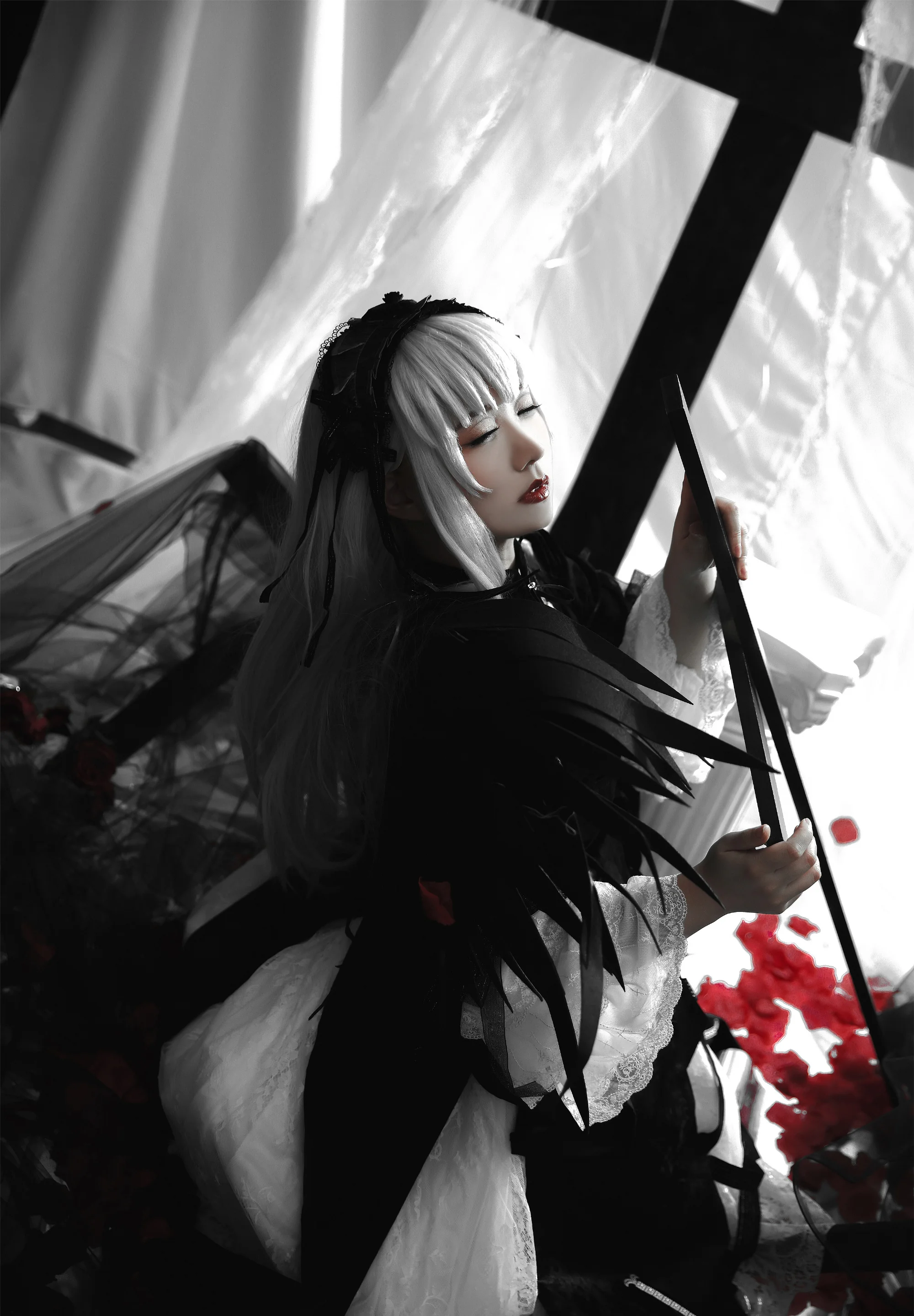 《蔷薇少女》水银灯COS写真