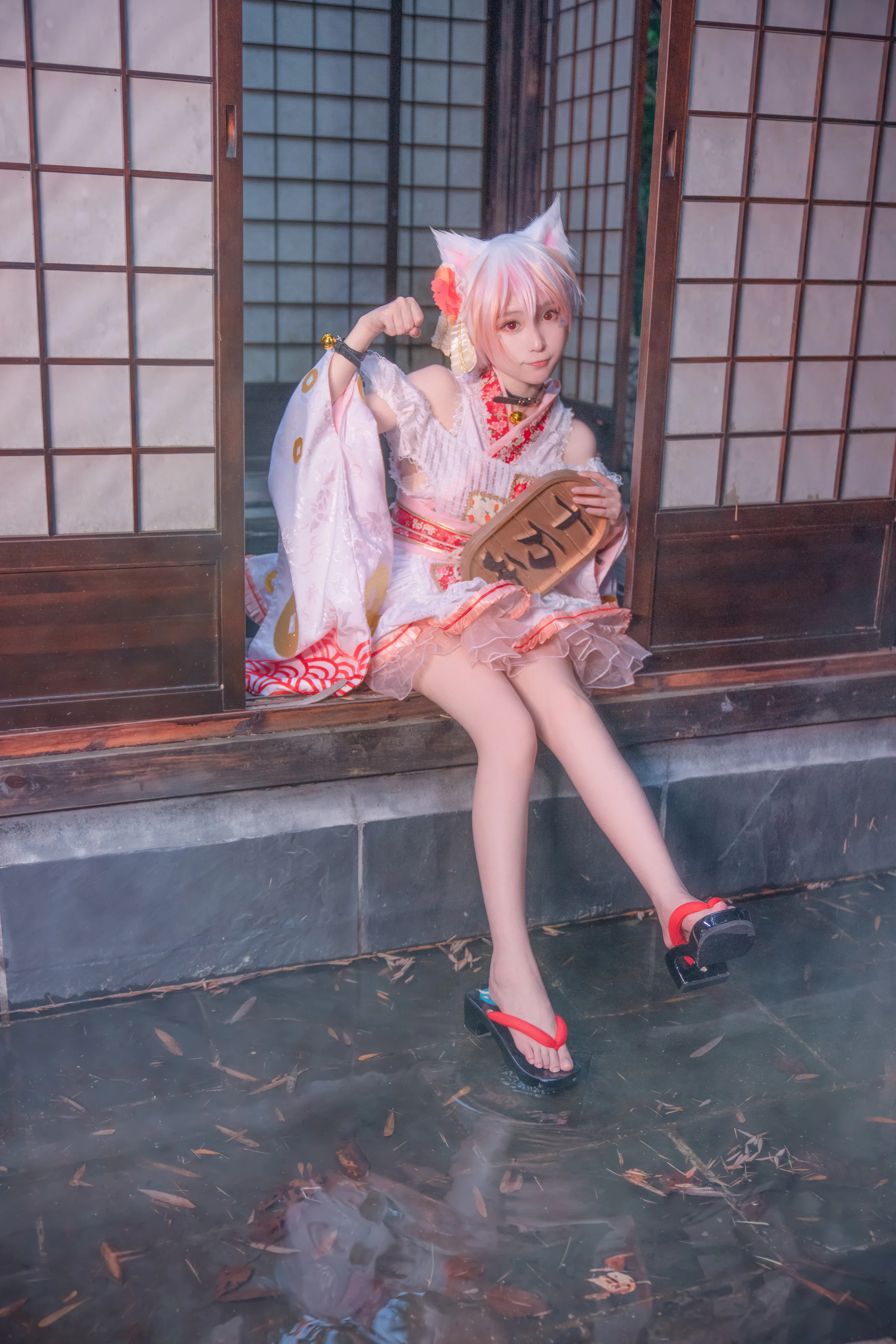 东方project豪德寺三花招财猫COS写真