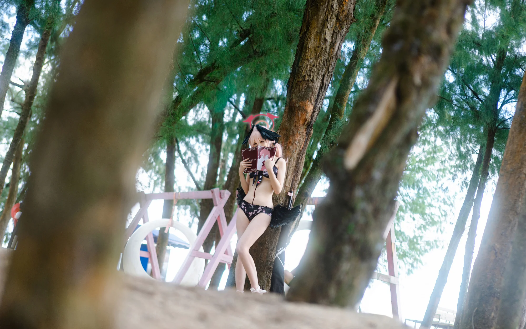 《蔚蓝档案》下江小春（泳装）COS写真