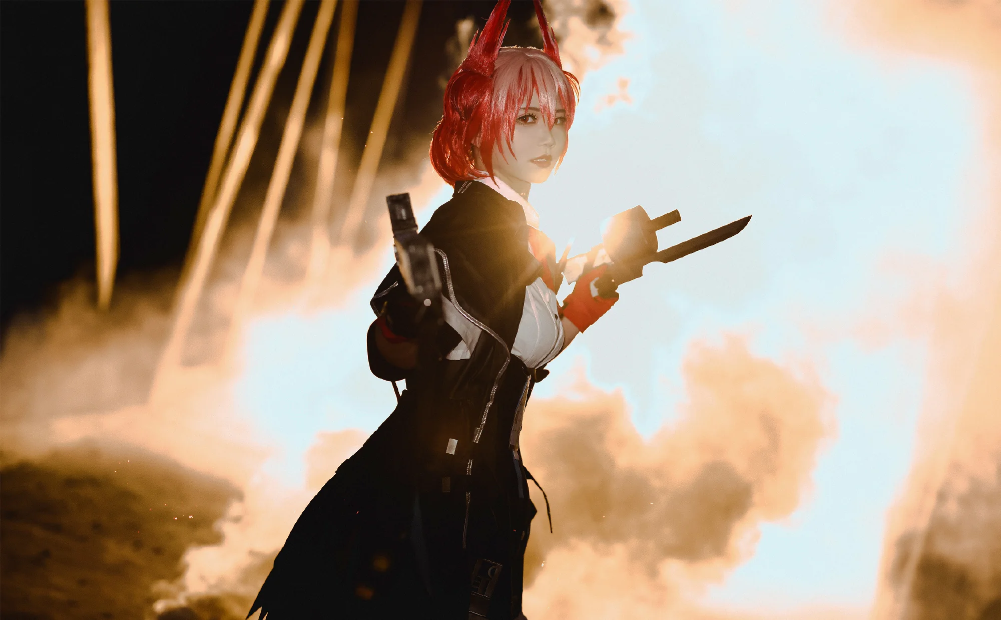 《明日方舟》菲亚梅塔COS写真