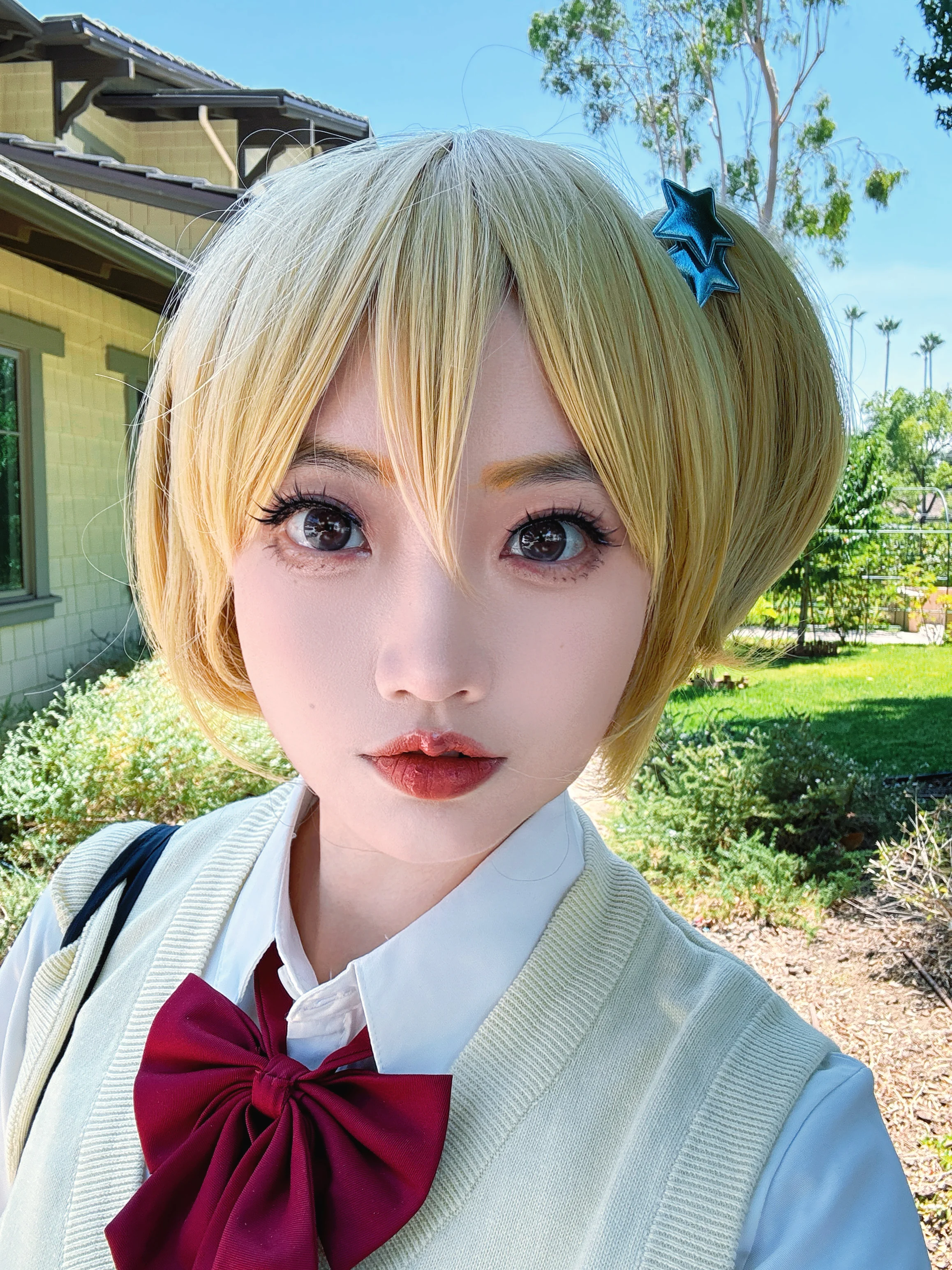 排球少年谷地仁花COS写真