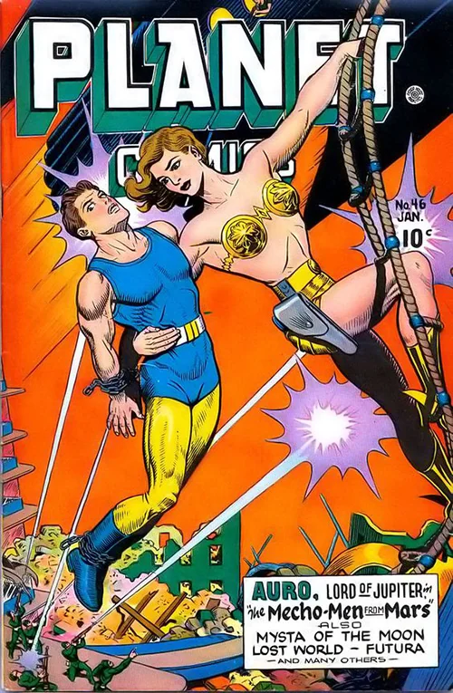 美国老科幻漫画杂志《planet》封面｜高清图片集