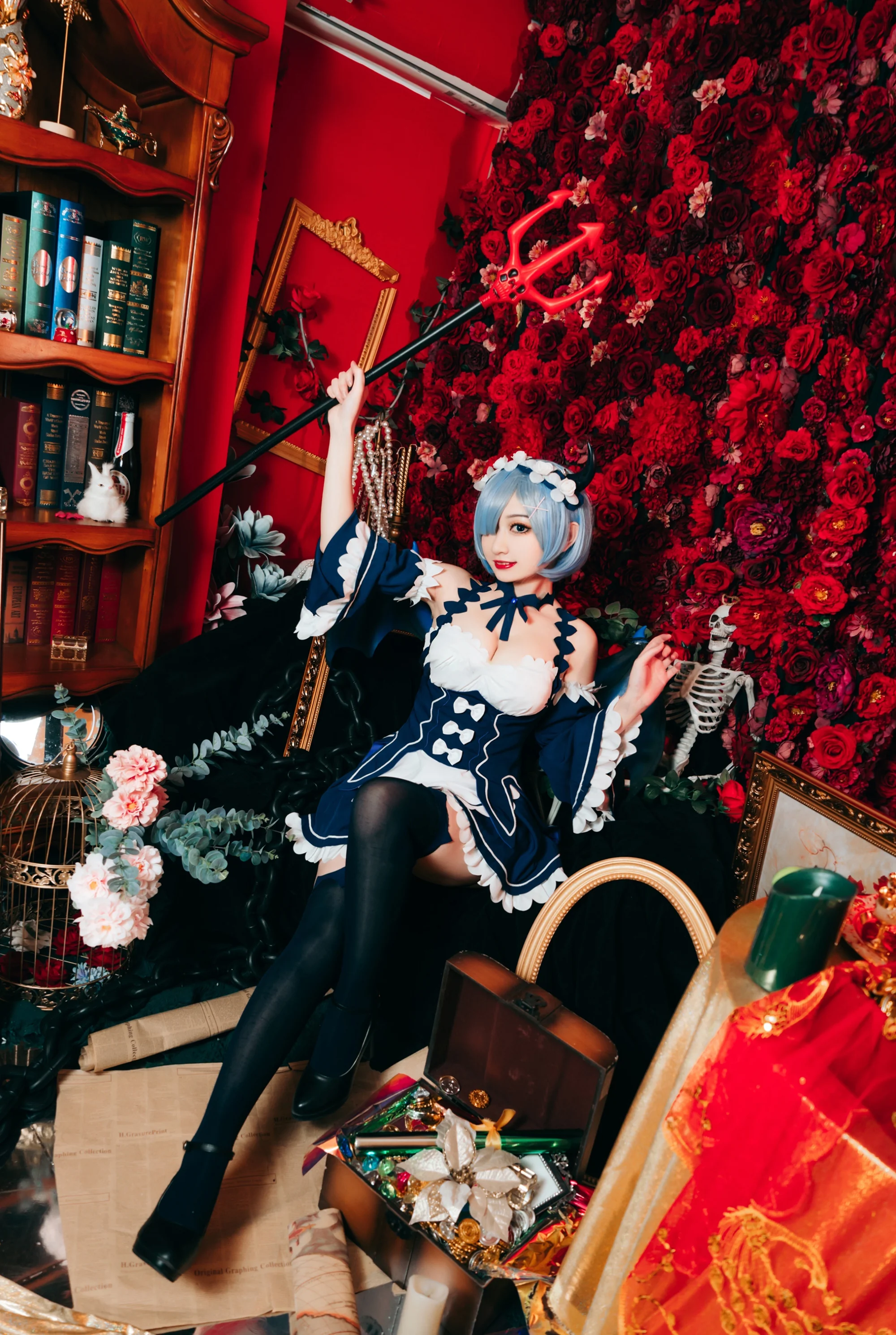 《从零开始的异世界生活》蕾姆小恶魔COS写真