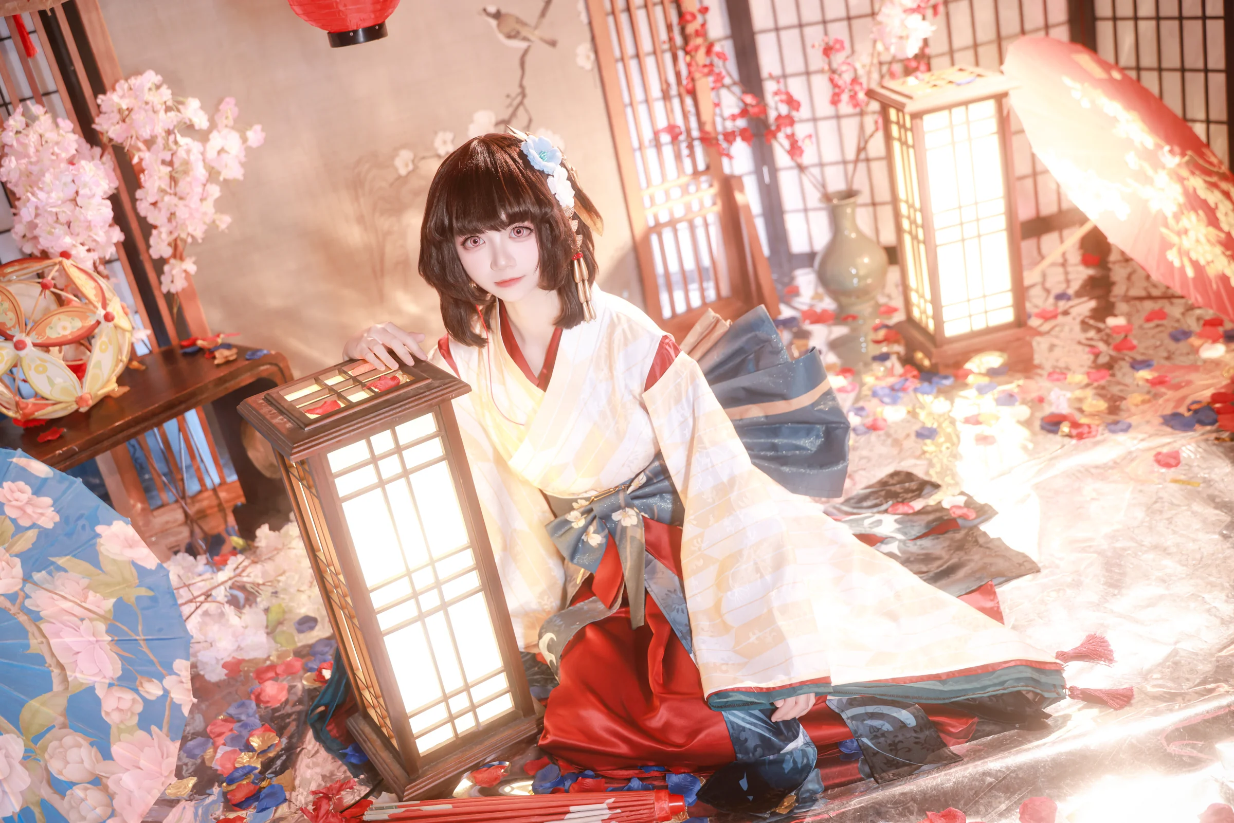 《阴阳师》神乐COS写真