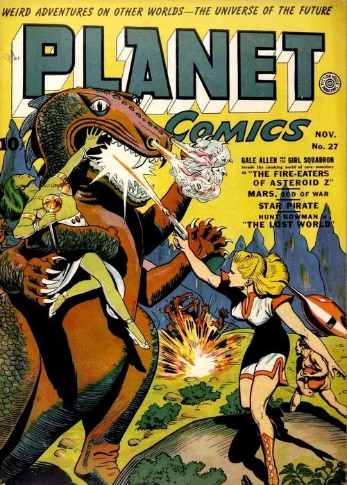 美国老科幻漫画杂志《planet》封面｜高清图片集