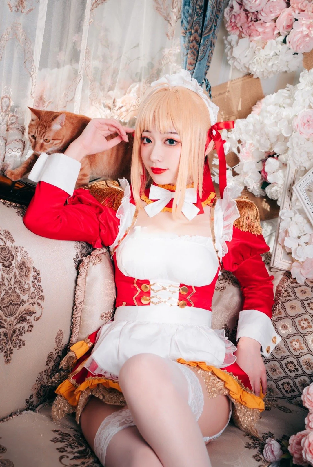 《FGO》尼禄女仆 COS写真