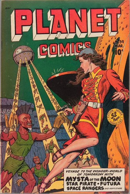 美国老科幻漫画杂志《planet》封面｜高清图片集
