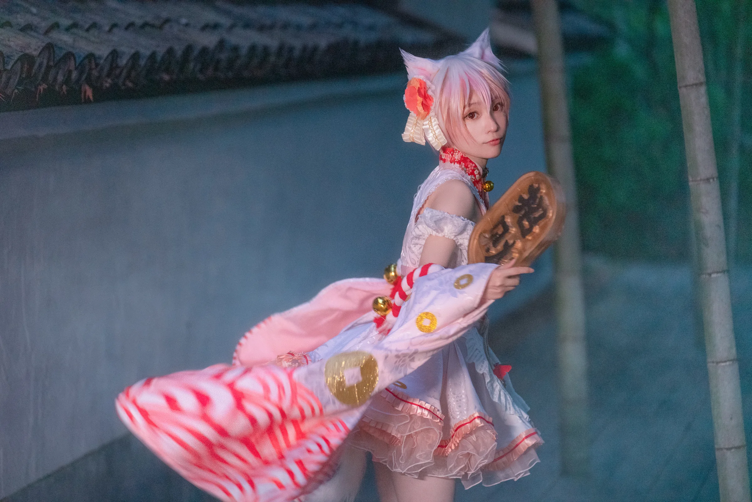 东方project豪德寺三花招财猫COS写真