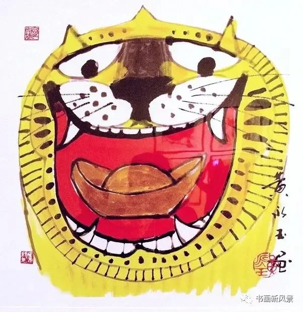 人称画坛“鬼才”的画家黄永玉，虎年生肖画｜高清图片集