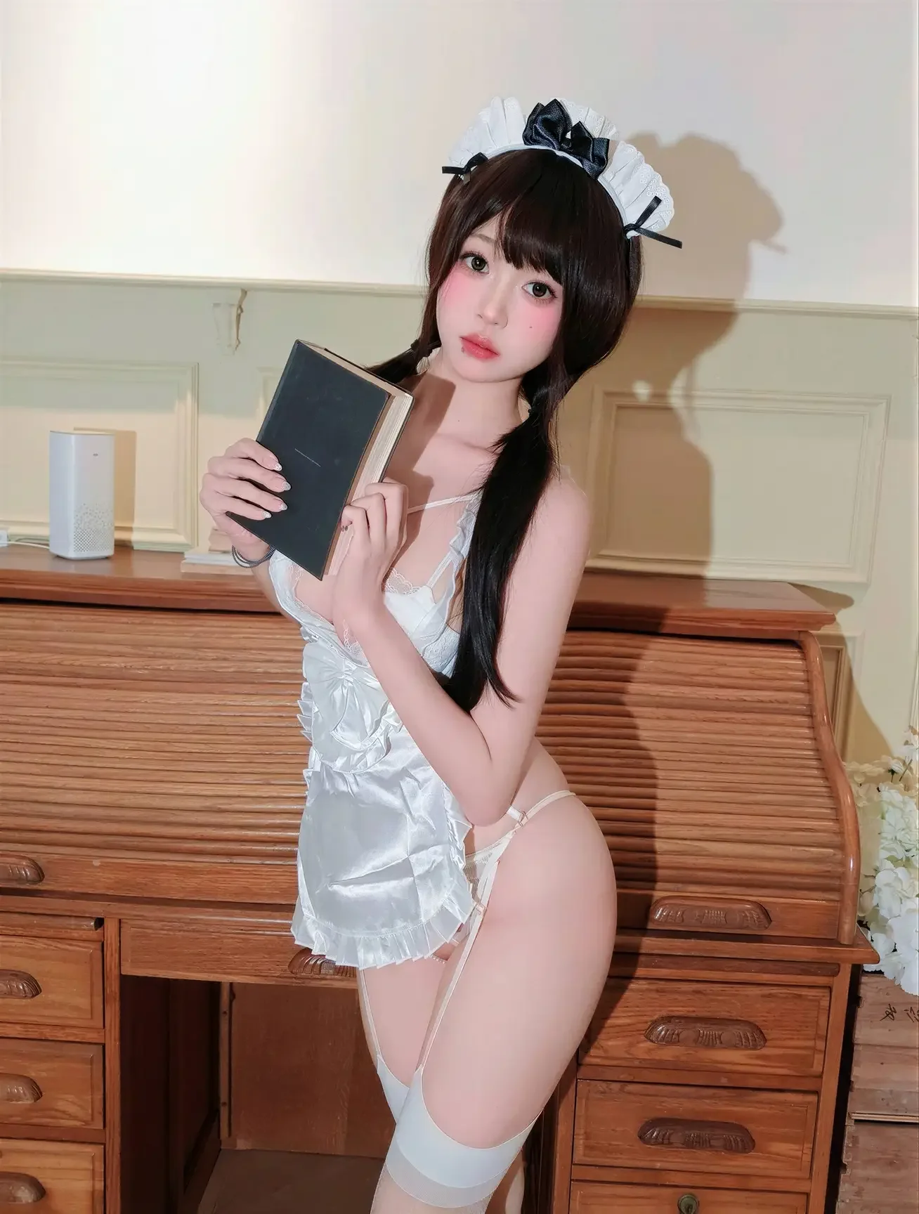 麻薯好吃 – 白蕾丝女仆｜高清图片集